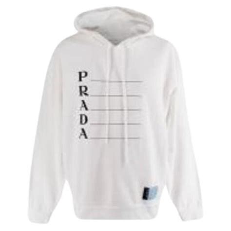 prada shirt red and white|Prada white hoodie.